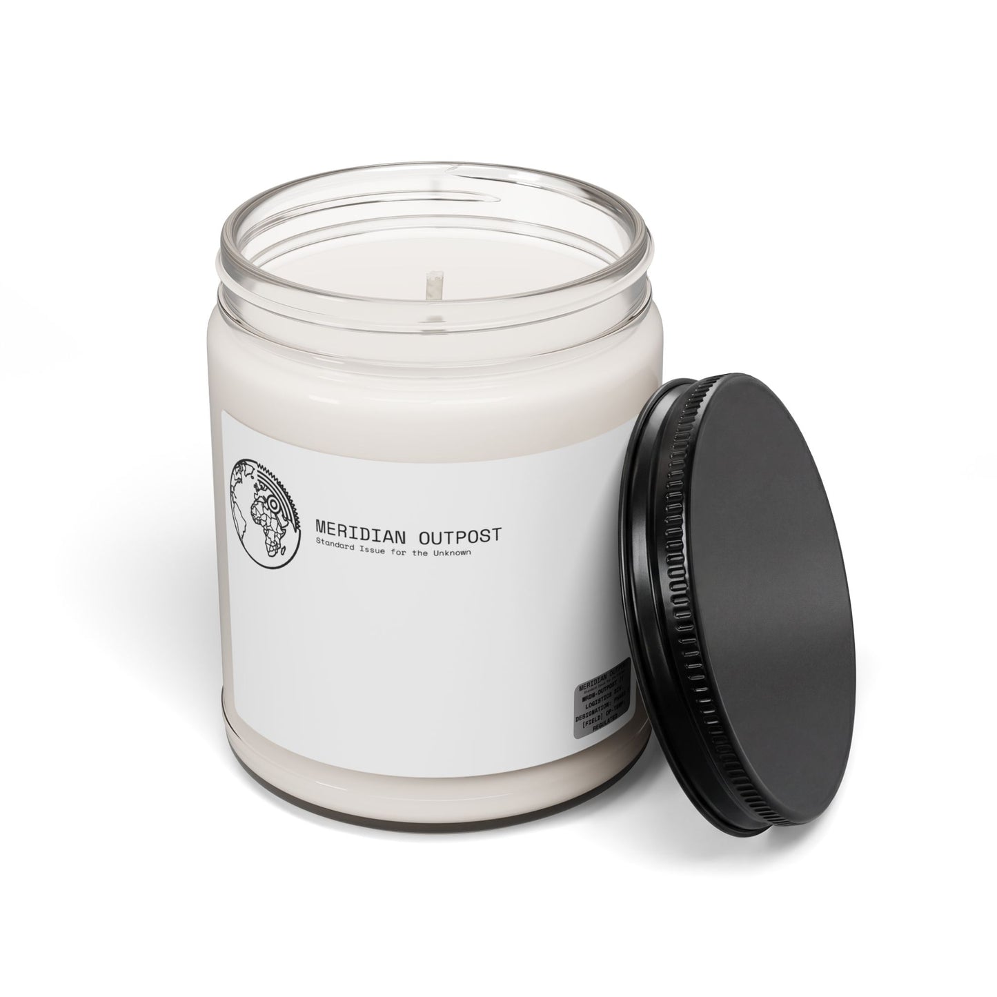 Logistics Division Meridian Outpost Scented Soy Candle 9oz — Clean Minimalist Home Fragrance