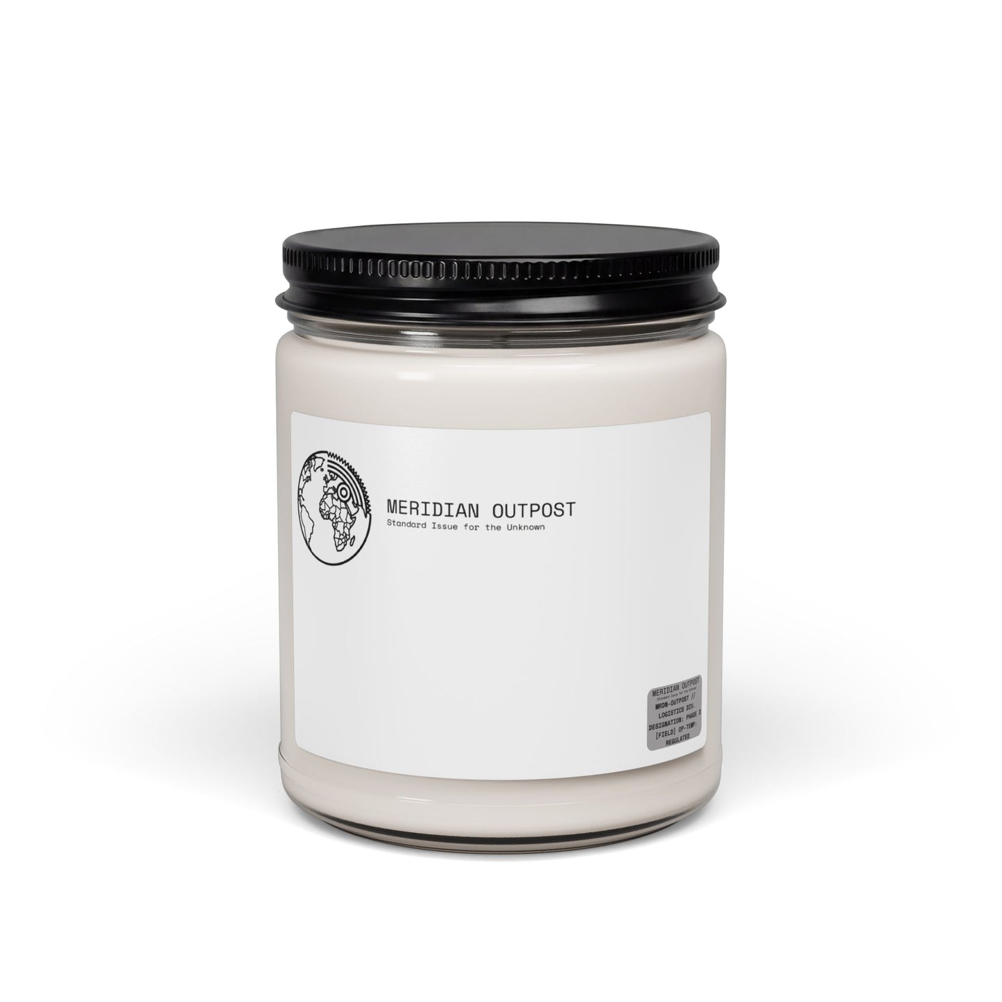 Logistics Division Meridian Outpost Scented Soy Candle 9oz — Clean Minimalist Home Fragrance
