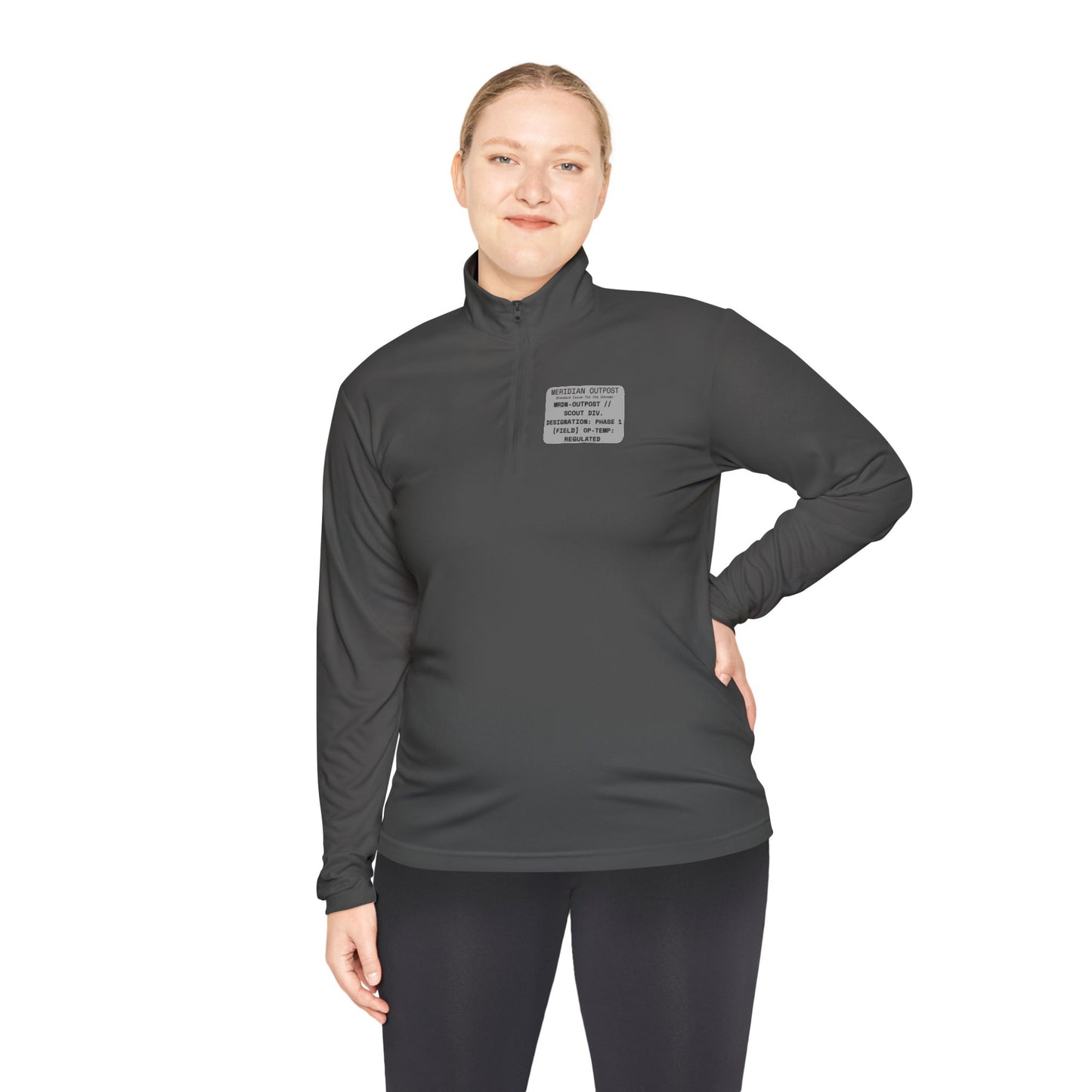 Scout Division Quarter-Zip Pullover — Climate Action Club Graphic (Save the Planet)