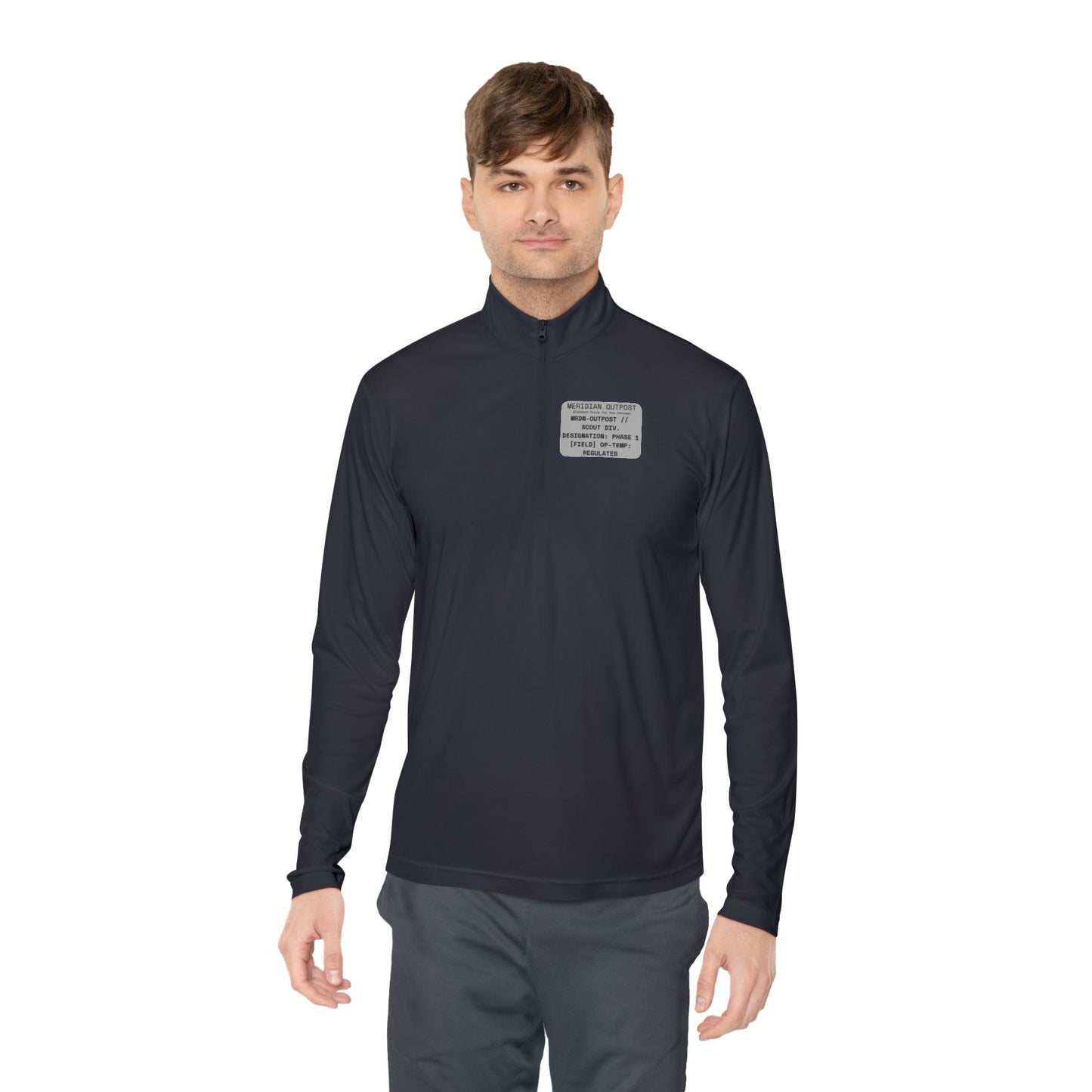 Scout Division Quarter-Zip Pullover — Climate Action Club Graphic (Save the Planet)