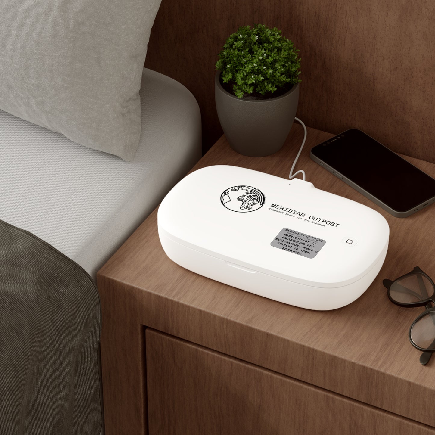 Engineering Division UV Phone Sanitizer Wireless Charging Pad