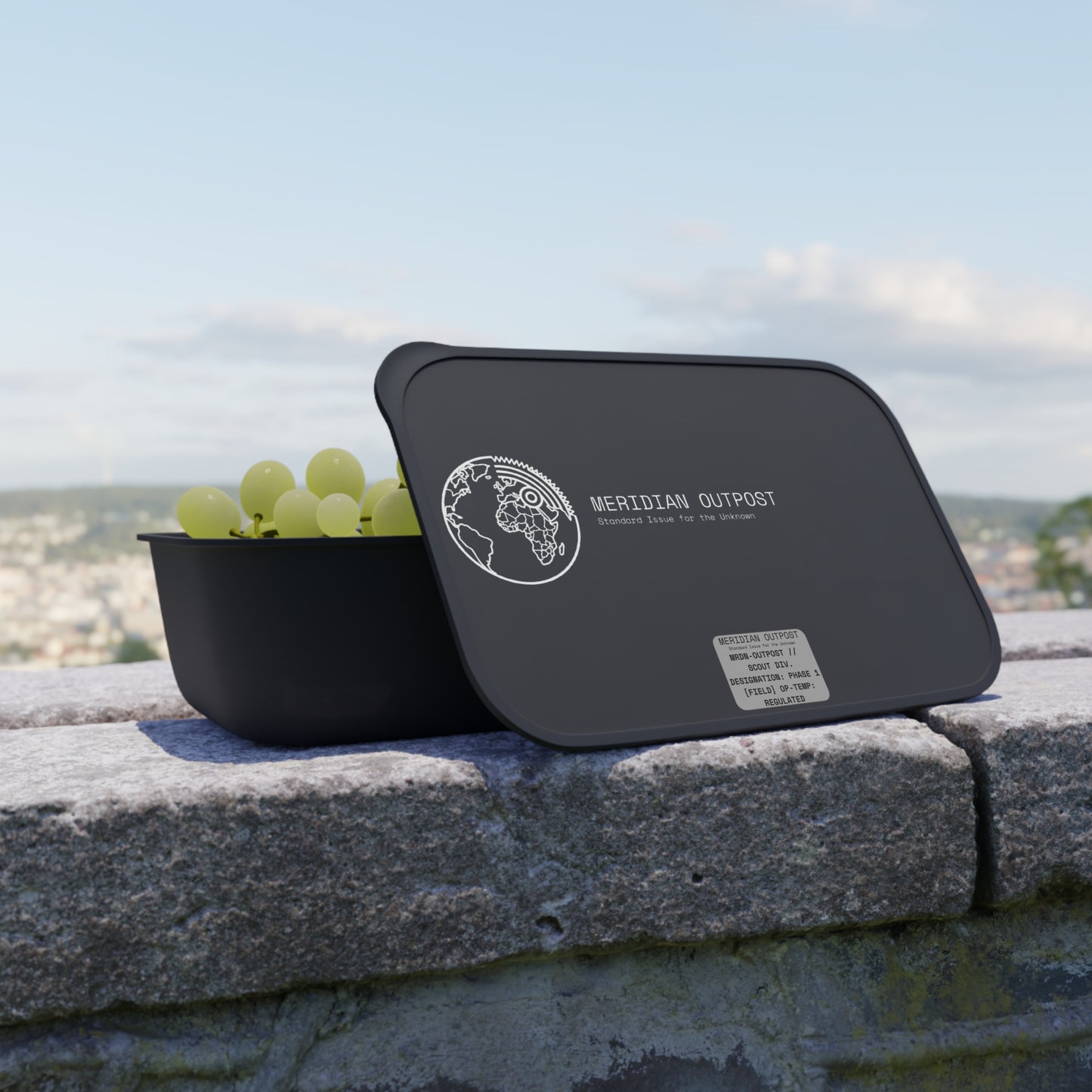 Scout Division Meridian Outpost PLA Bento Box with Band & Utensils — Eco-Friendly Travel Lunch Container