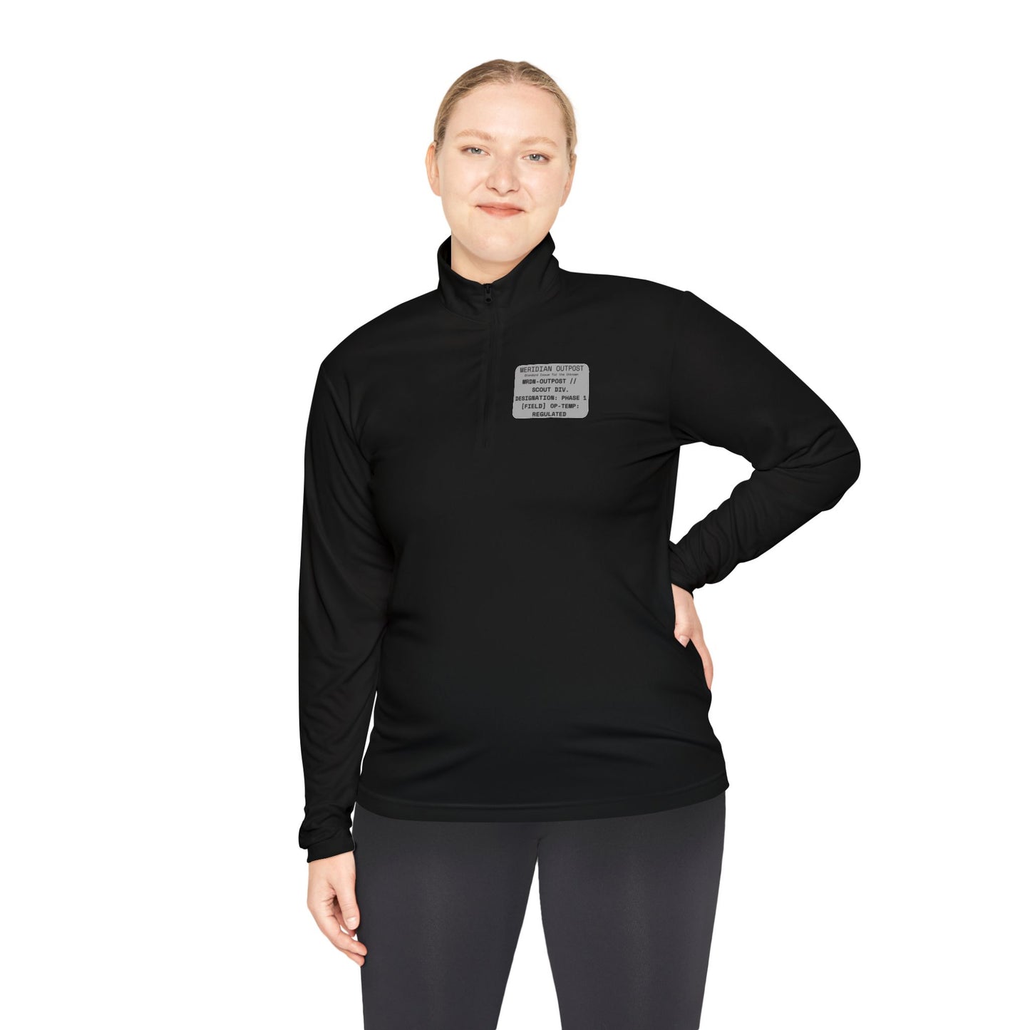 Scout Division Quarter-Zip Pullover — Climate Action Club Graphic (Save the Planet)