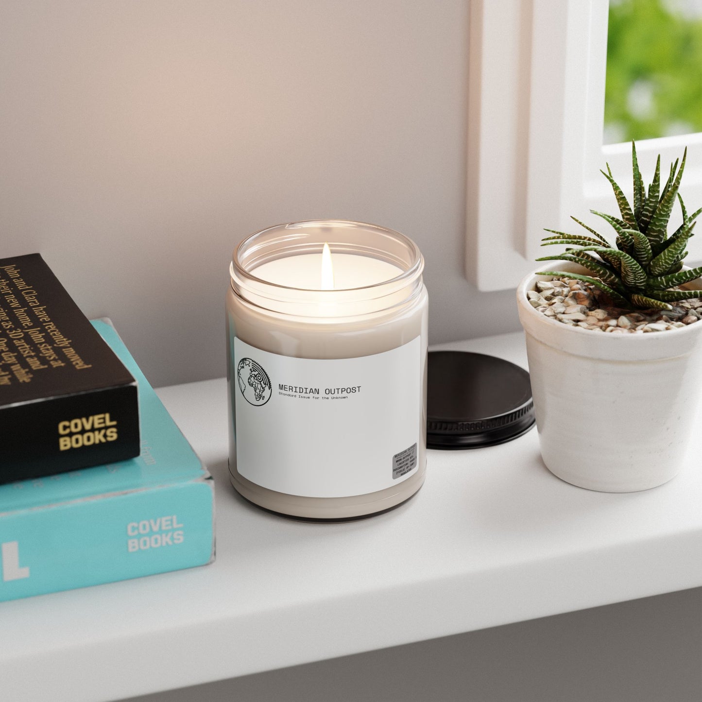 Logistics Division Meridian Outpost Scented Soy Candle 9oz — Clean Minimalist Home Fragrance