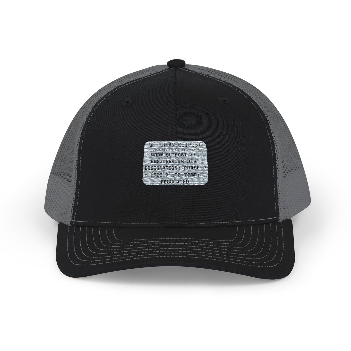 Engineering Division Trucker Cap with Patch — Retro Snapback