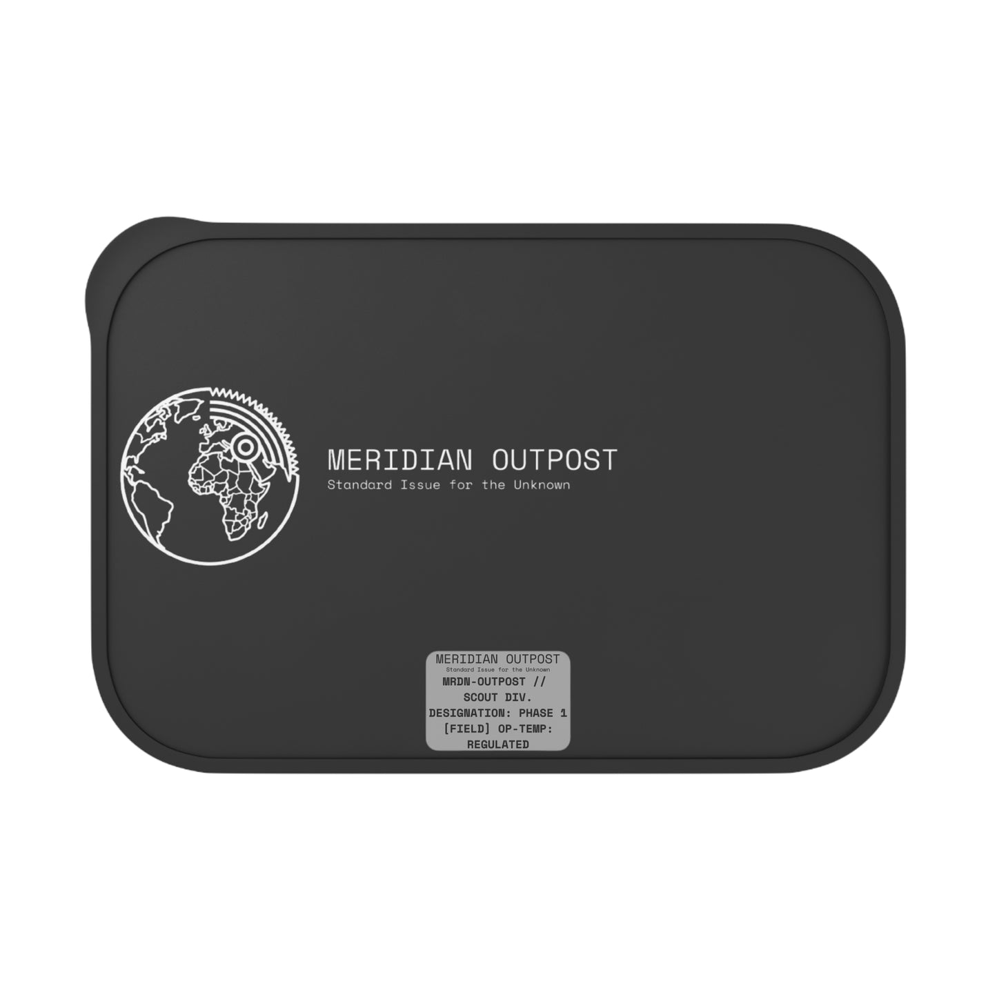 Scout Division Meridian Outpost PLA Bento Box with Band & Utensils — Eco-Friendly Travel Lunch Container