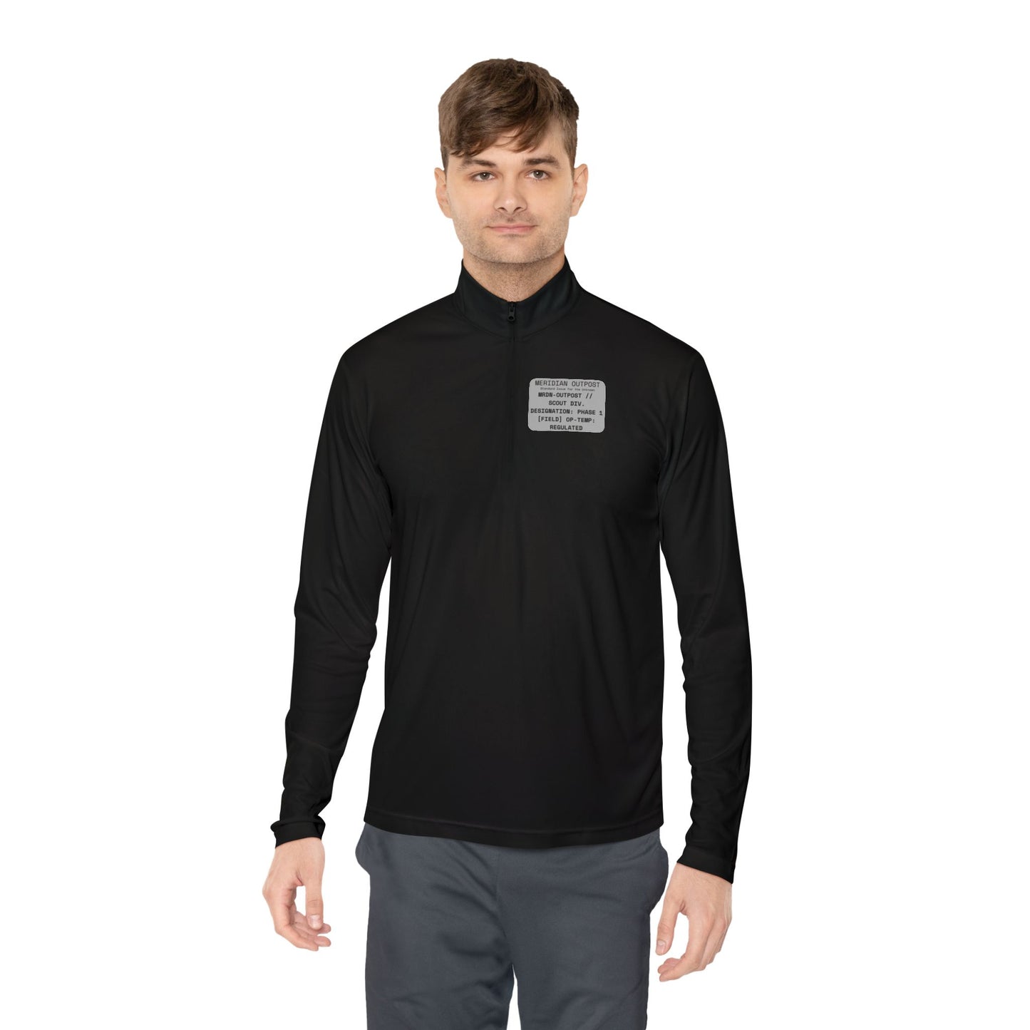 Scout Division Quarter-Zip Pullover — Climate Action Club Graphic (Save the Planet)
