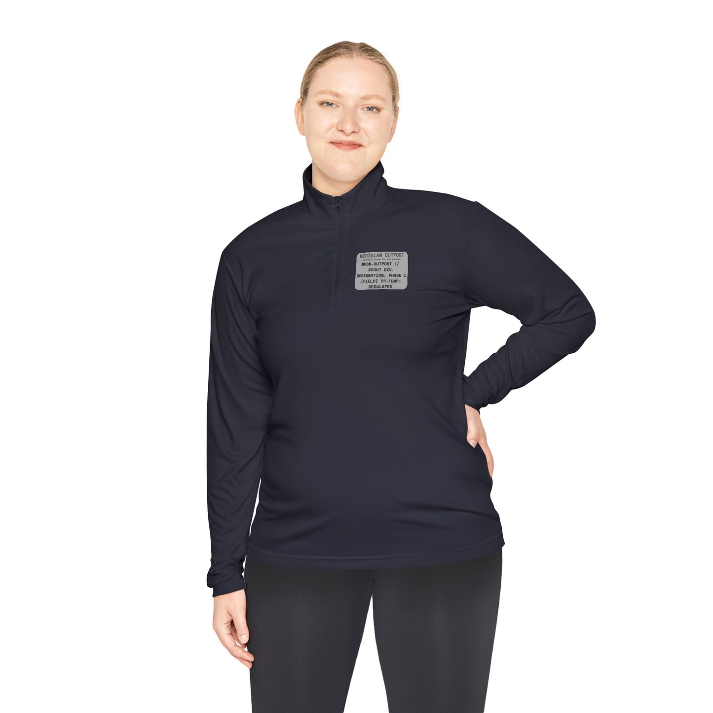 Scout Division Quarter-Zip Pullover — Climate Action Club Graphic (Save the Planet)