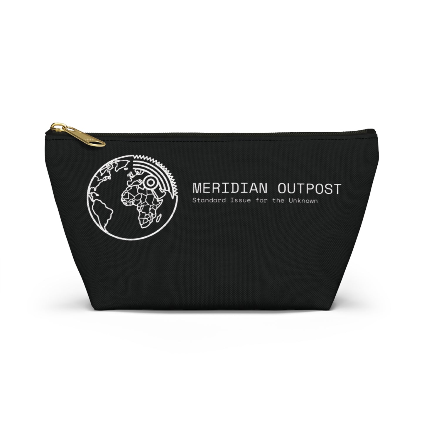 Engineering Division Meridian Outpost Accessory Pouch — Tactical Travel Makeup Bag with Tech Print