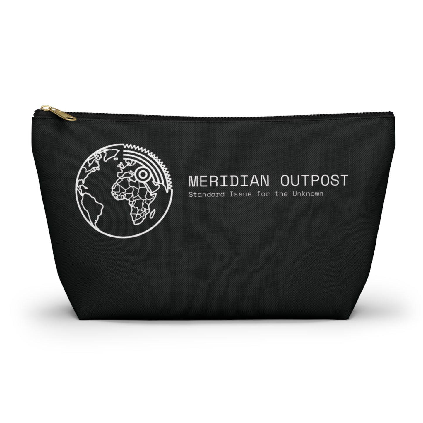 Engineering Division Meridian Outpost Accessory Pouch — Tactical Travel Makeup Bag with Tech Print