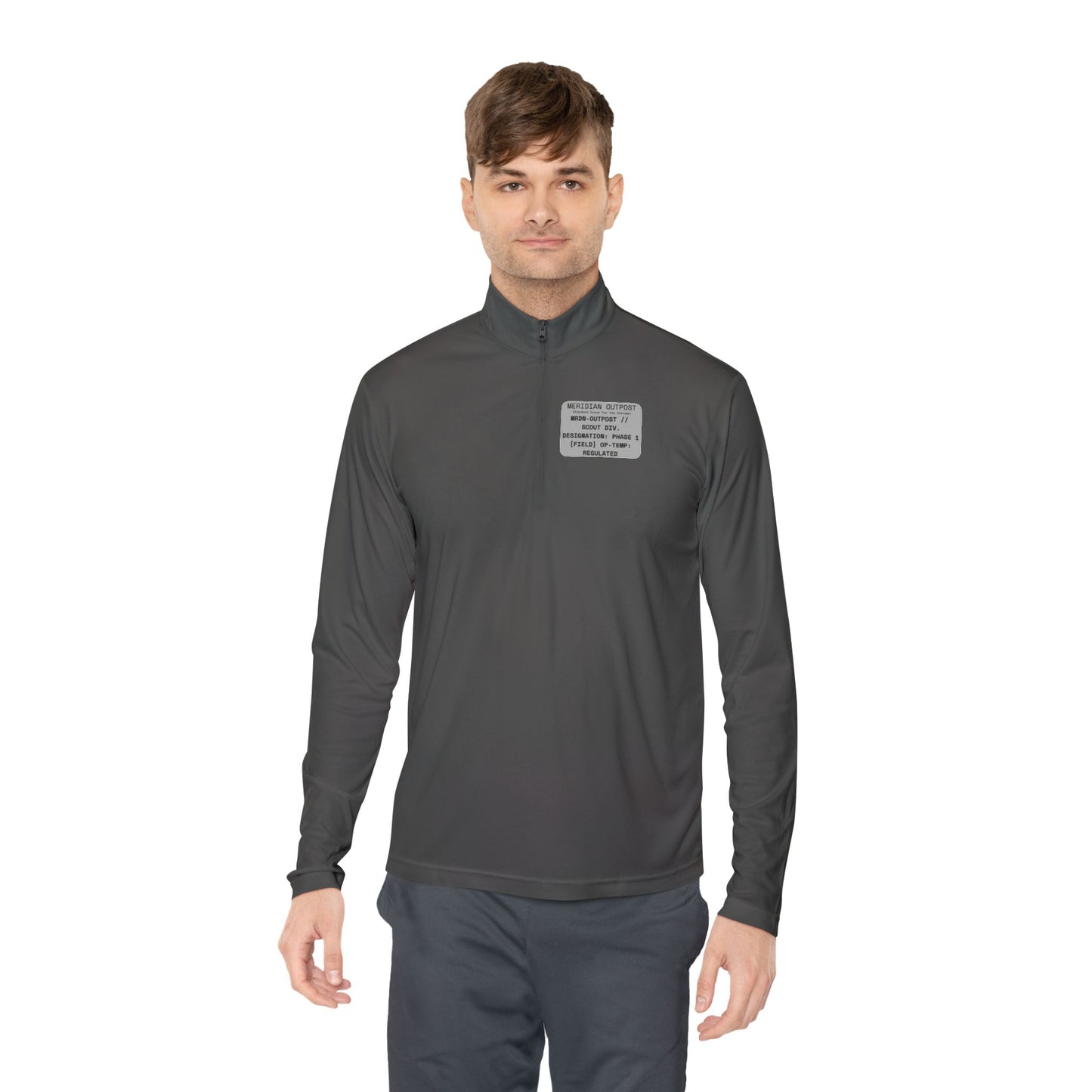Scout Division Quarter-Zip Pullover — Climate Action Club Graphic (Save the Planet)