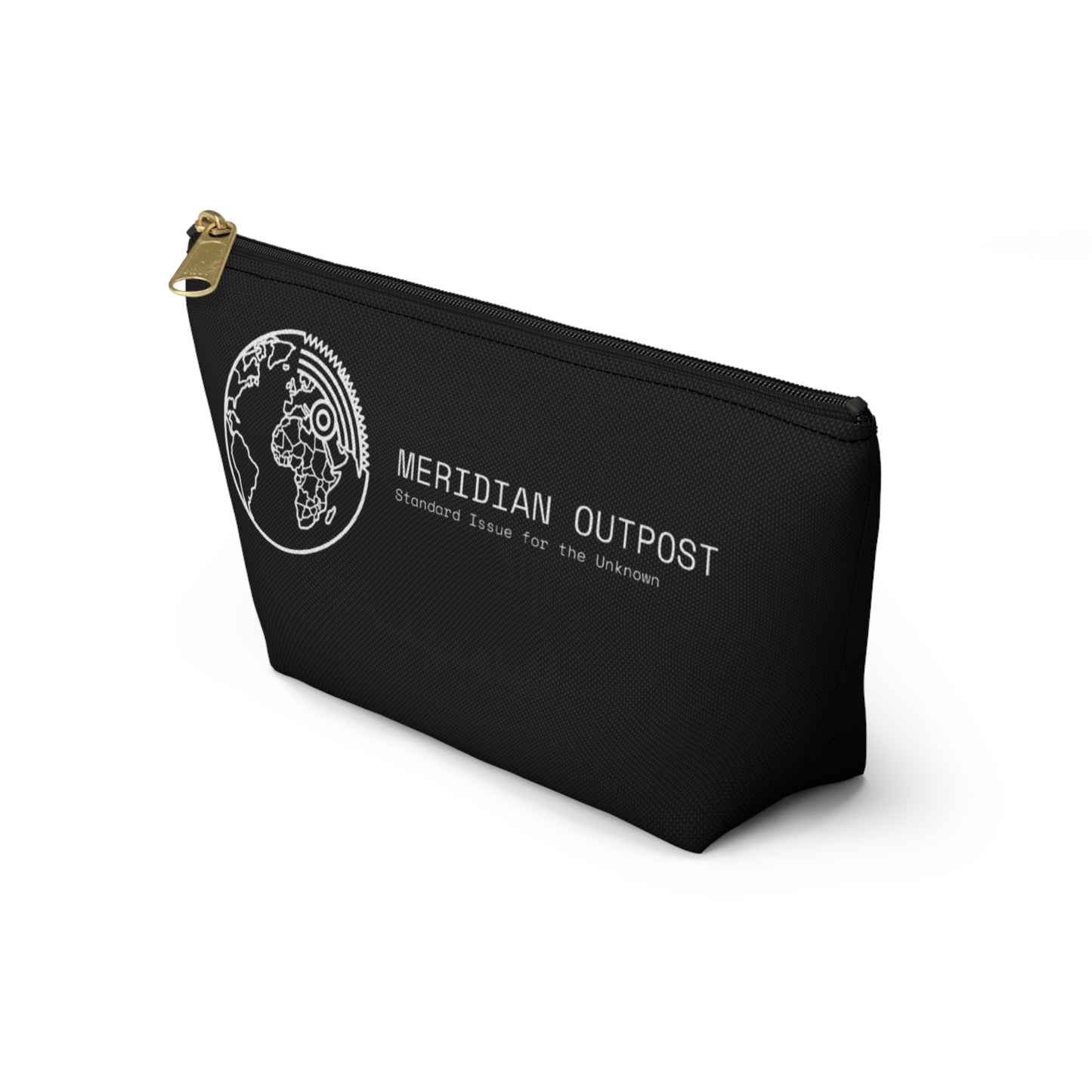 Engineering Division Meridian Outpost Accessory Pouch — Tactical Travel Makeup Bag with Tech Print