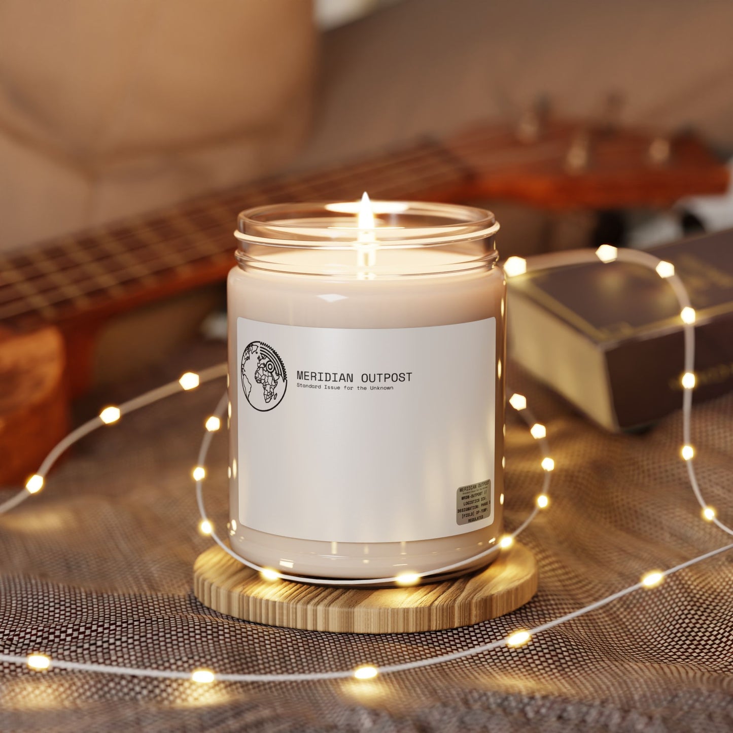 Logistics Division Meridian Outpost Scented Soy Candle 9oz — Clean Minimalist Home Fragrance
